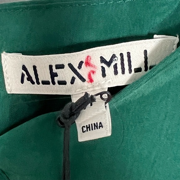 NWT Alex Mill Sleeveless Green Mia Top Medium - Picture 7 of 10